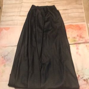 Vegan Leather Ball Skirt